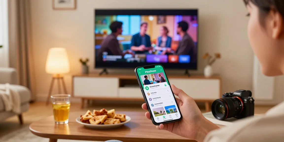 PikaShow APK download old versions experience with Android device in cozy home setting.