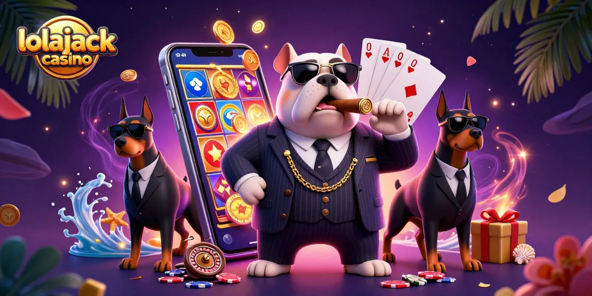 Experience thrilling gameplay at lolajack casino with dynamic characters, slots, and casino elements.